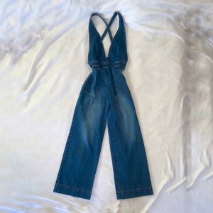 Denim Dollhouse Overalls